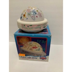 VTG Tomy Lullaby Light Show Musical & Projection Night Light 1994 with Box WORKS